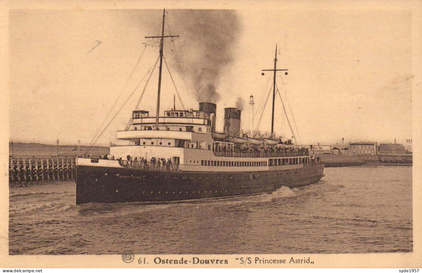 OStende-Douvers S/S/ Princesse Astrid - Oostende