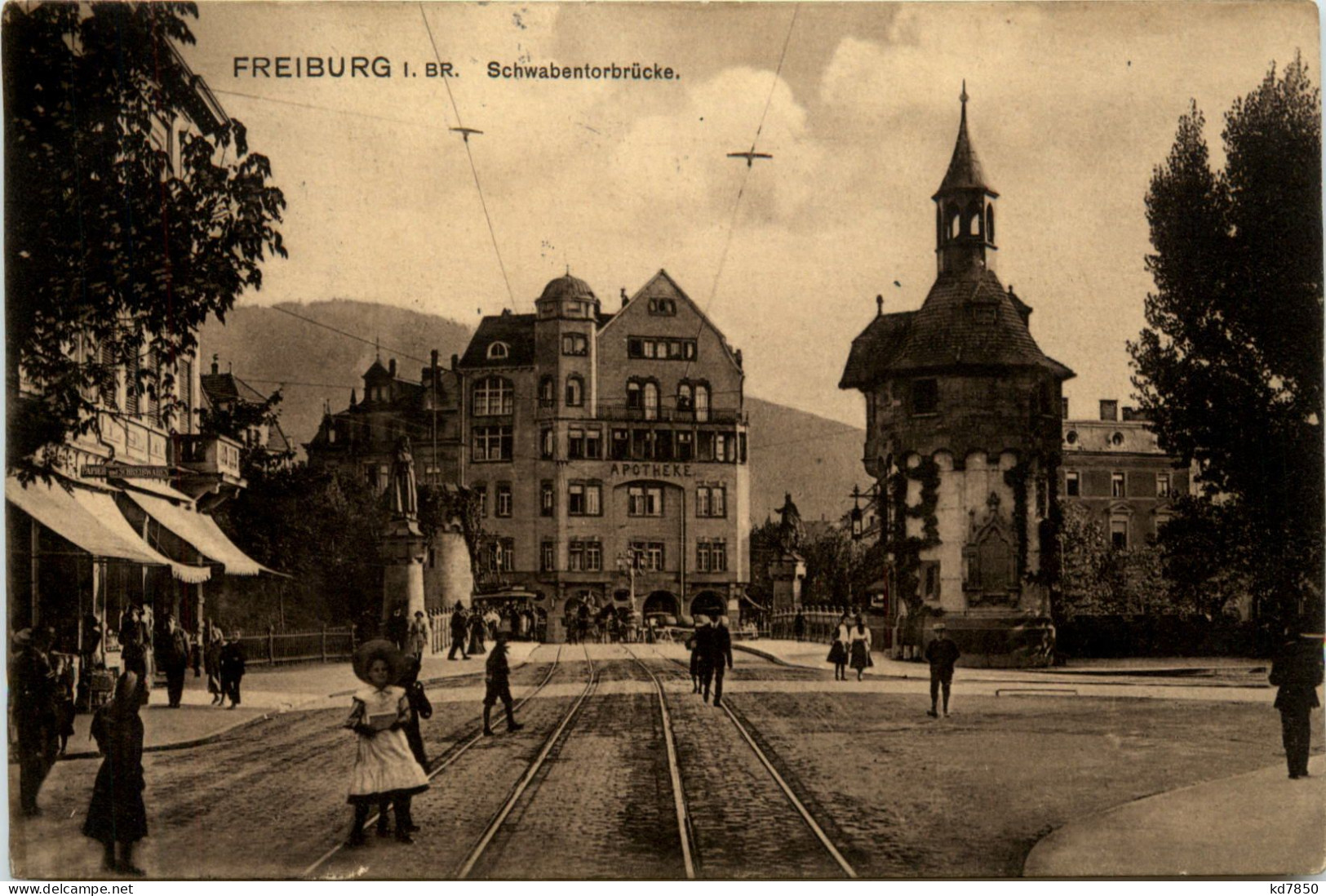 Freiburg I.Br., Schwabentorbrücke - Freiburg I. Br.