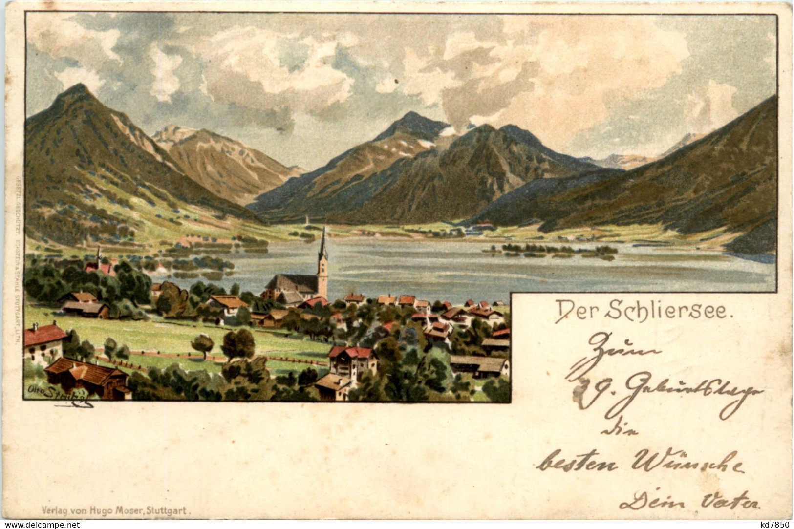 Der Schliersee - Litho - Schliersee