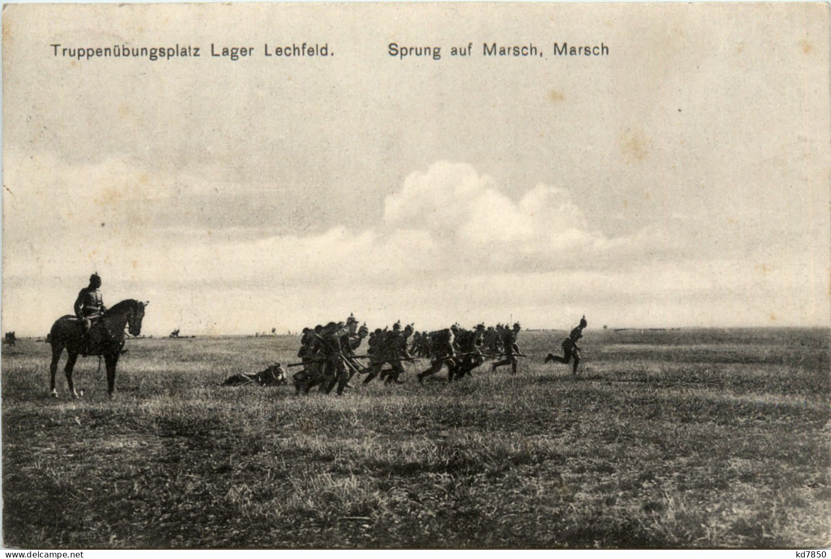 Lager Lechfeld, Truppenübungsplatz, Sprung Auf Marsch, Marsch - Augsburg