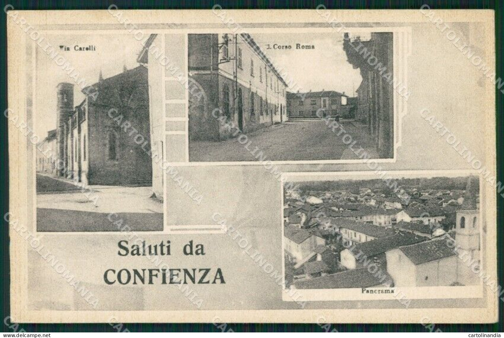 Pavia Confienza Saluti Da Cartolina QT0367 - Pavia