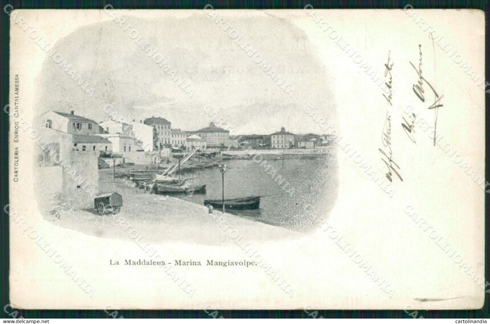 Sassari La Maddalena Marina Mangiavolpe Cartolina QT2358 - Sassari