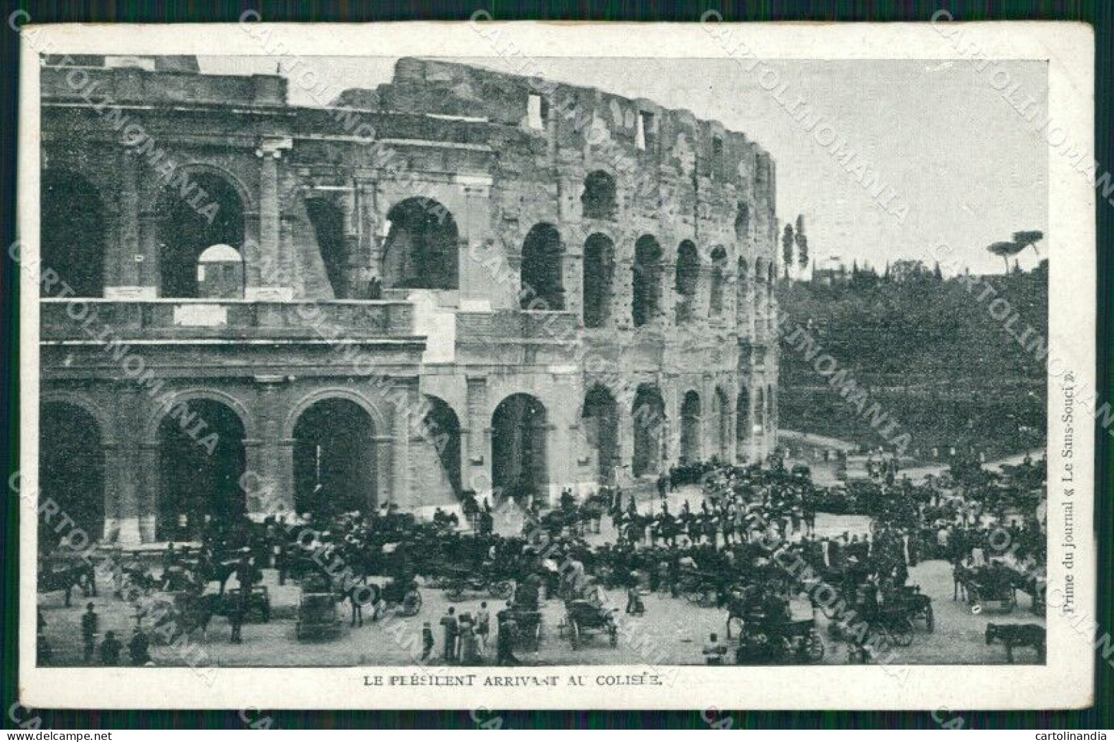 Roma Città Colosseo Cartolina QT1970 - Autres & Non Classés