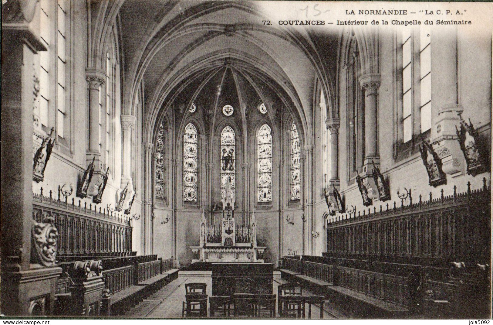 50 - COUTANCES - Intérieur De La Chapelle Du Séminaire - Coutances
