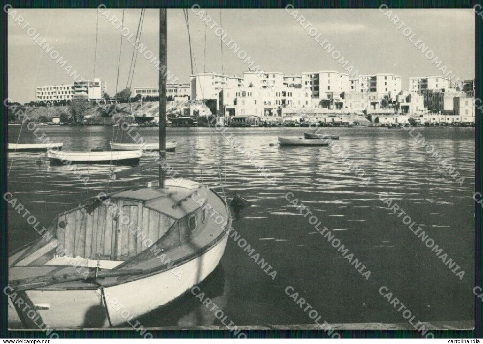 Brindisi Città Barca Foto FG Cartolina ZK6597 - Brindisi