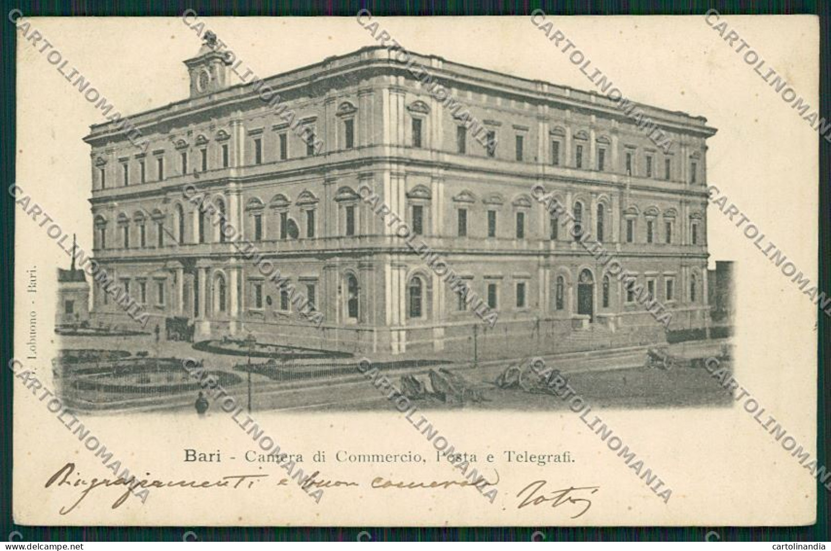 Bari Città Camera Di Commercio Posta E Telegrafi Cartolina ZC1813 - Bari