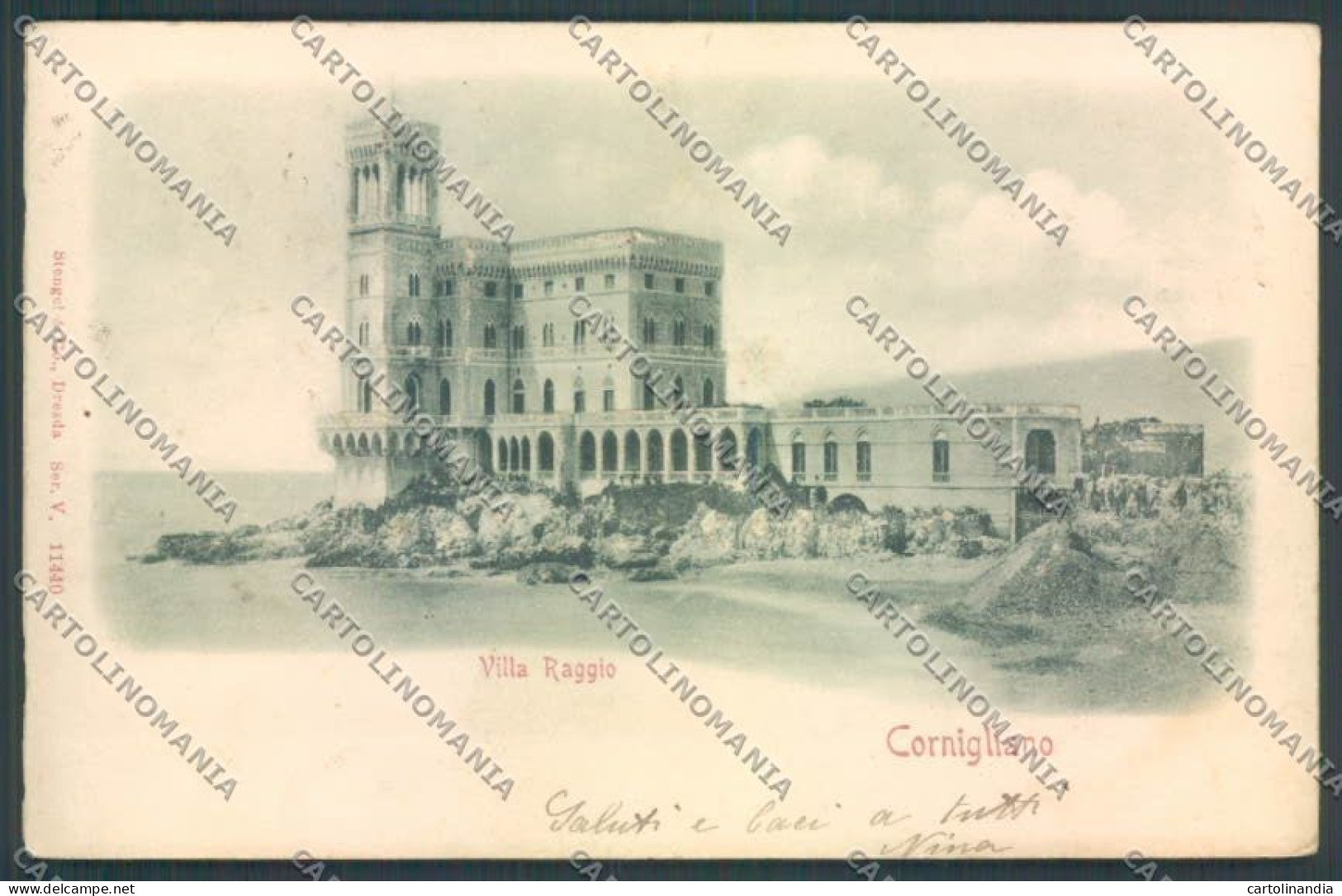 Genova Cornigliano Rilievo Cartolina ZT3839 - Genova (Genua)