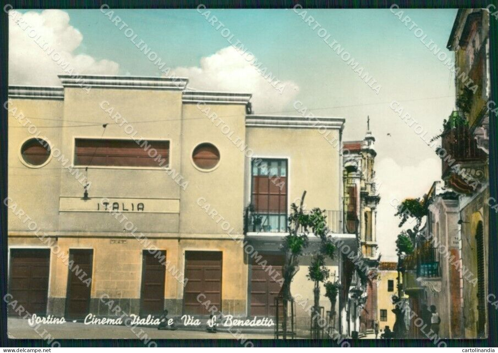 Siracusa Sortino Cinema Foto FG Cartolina ZKM7904 - Siracusa