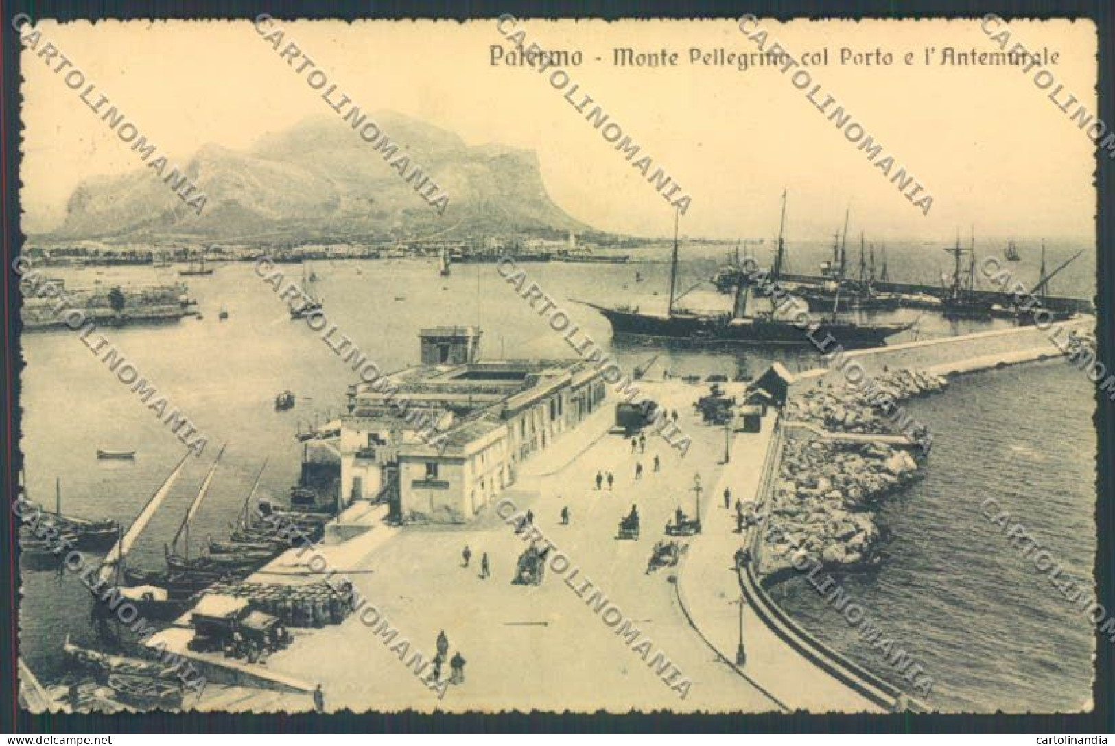 Palermo Città Monte Pellegrino Cartolina ZT8021 - Palermo