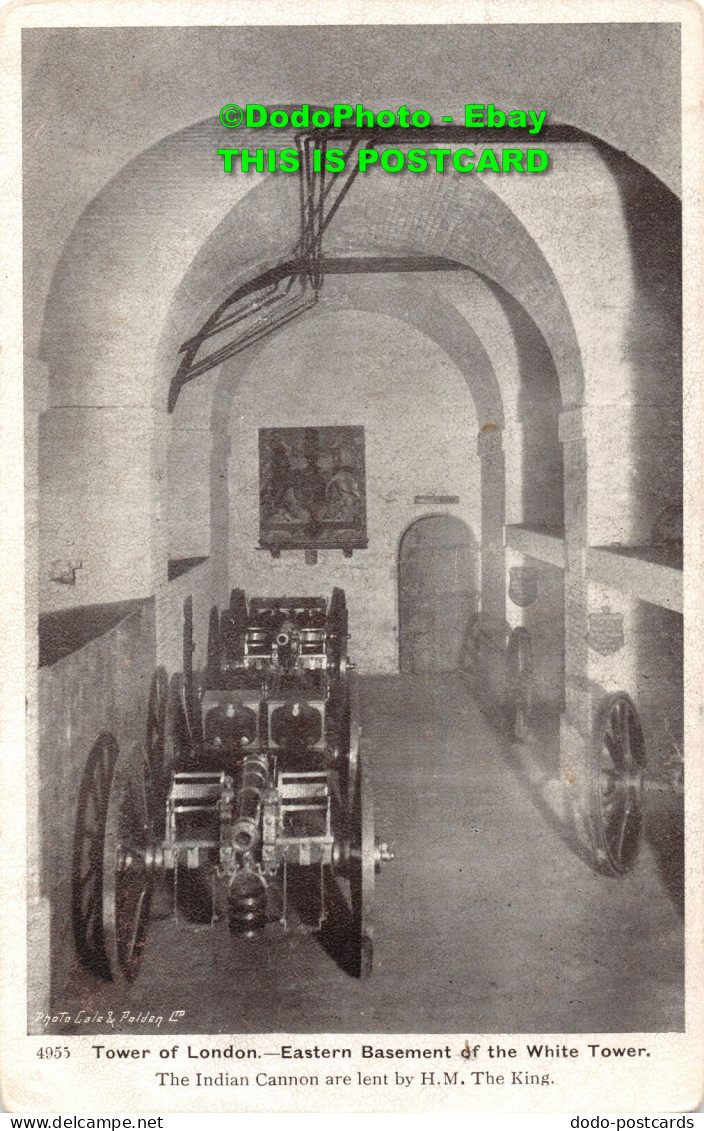 R430940 Gale And Polden. 4955. Tower Of London. Eastern Basement Of The White To - Sonstige & Ohne Zuordnung