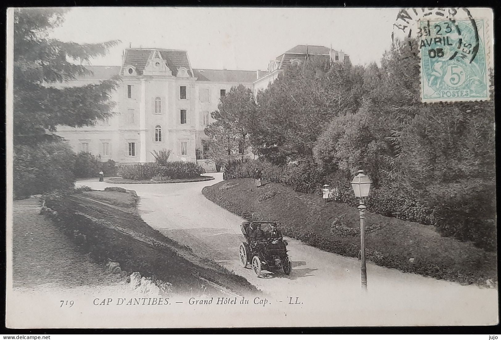 06 - CAP D'ANTINES - Grand Hotel Du Cap - Voiture - LL N°719 - Cap D'Antibes - La Garoupe