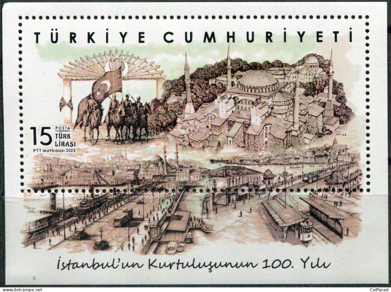 TURKEY - 2023 - S/S MNH ** - Liberation Of Istanbul From Allied Control - Ungebraucht