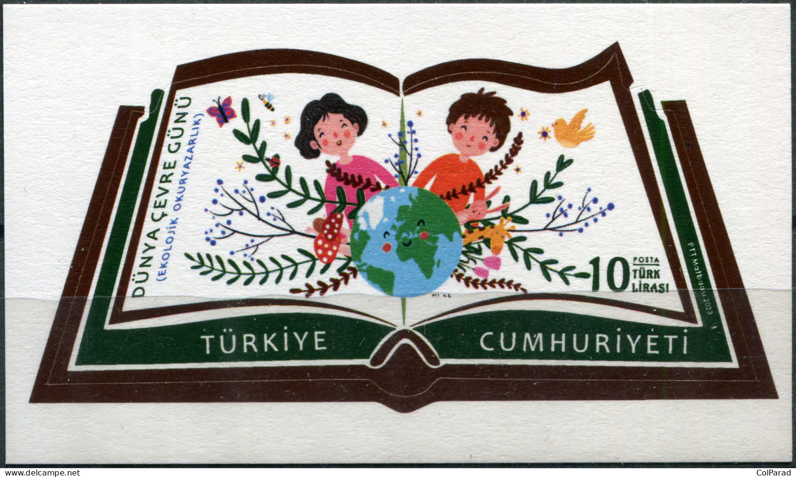 TURKEY - 2023 - S/S MNH ** - World Environment Day - Ecological Literacy - Ungebraucht