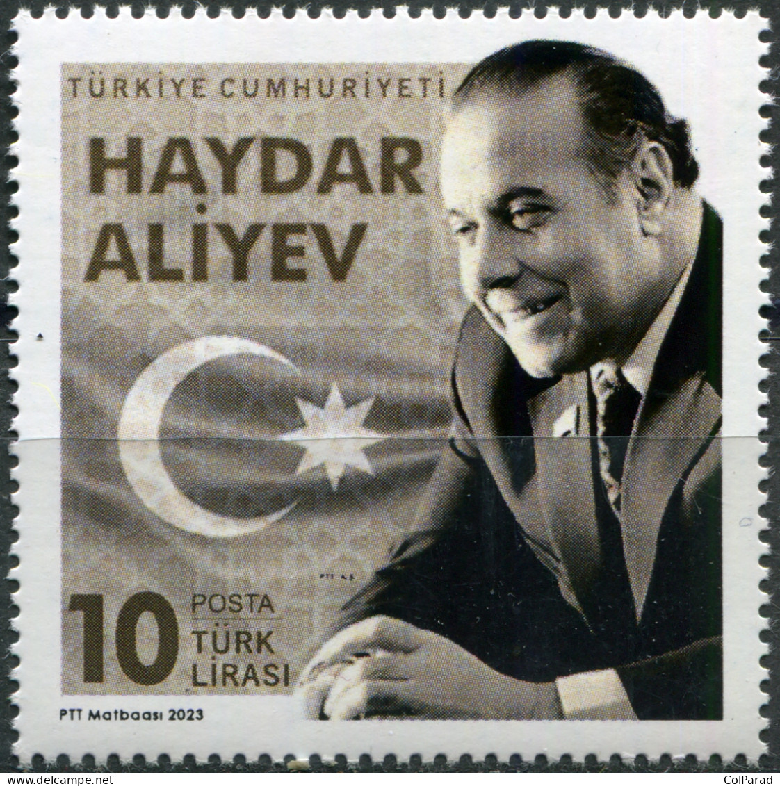 TURKEY - 2023 - STAMP MNH ** - Heydar Aliyev, President Of Azerbaijan - Neufs