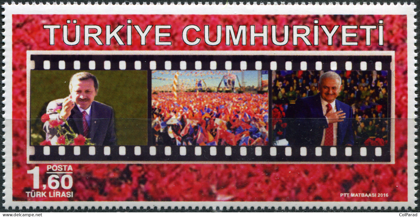 TURKEY - 2016 - STAMP MNH ** - 15 Years Of The Justice And Development Party - Neufs