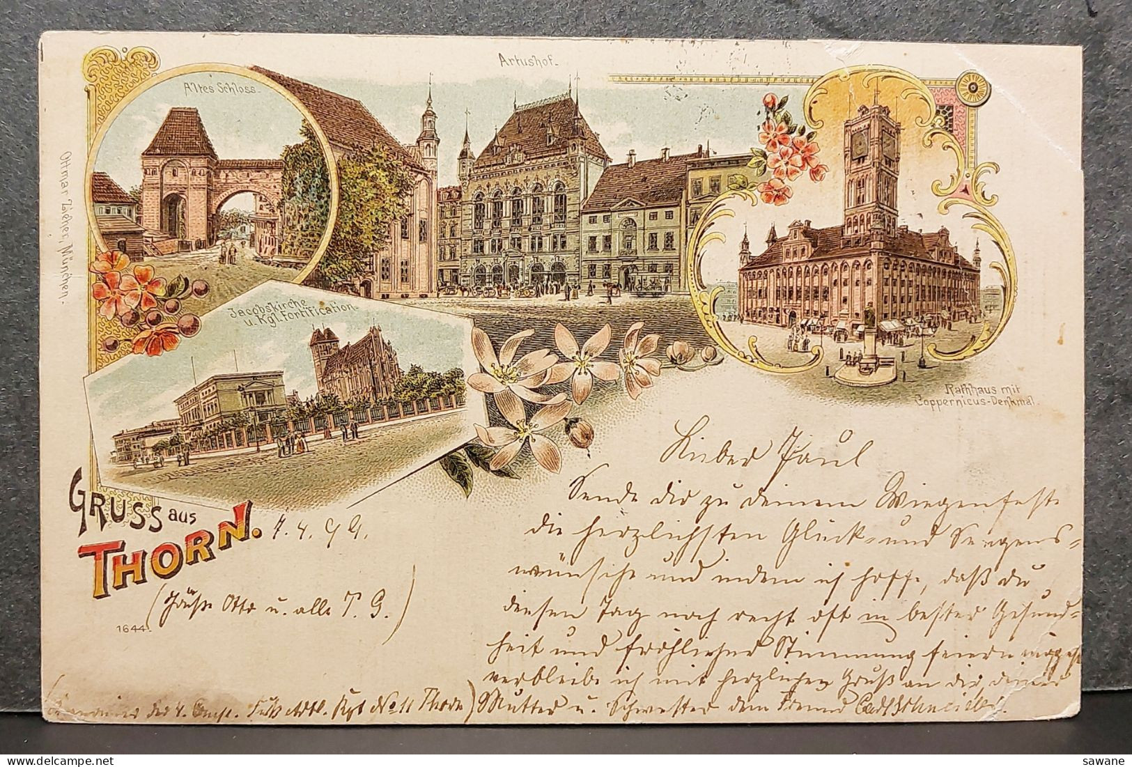 POLOGNE , POLAND ,GRUSS AUS THORN , LOT 186 - Pologne