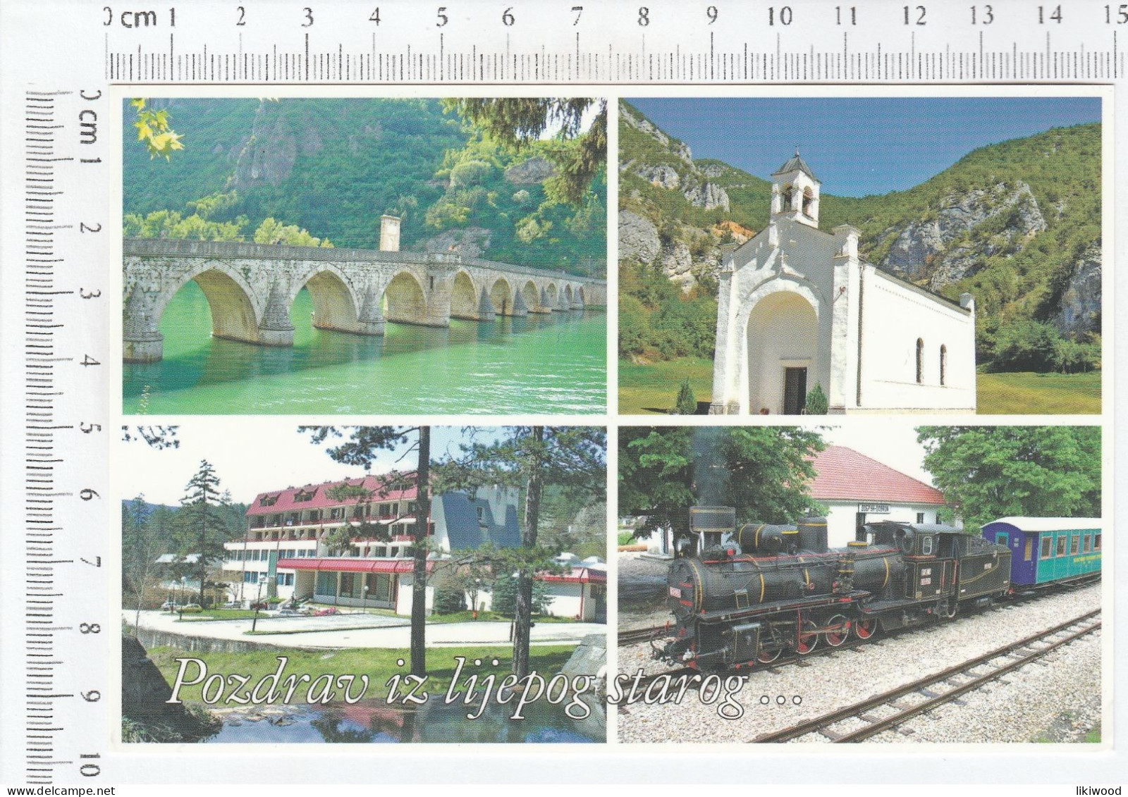 Višegrad - Na Drini ćuprija - The Bridge On The Drina, Šargan Eight Train - Bosnie-Herzegovine