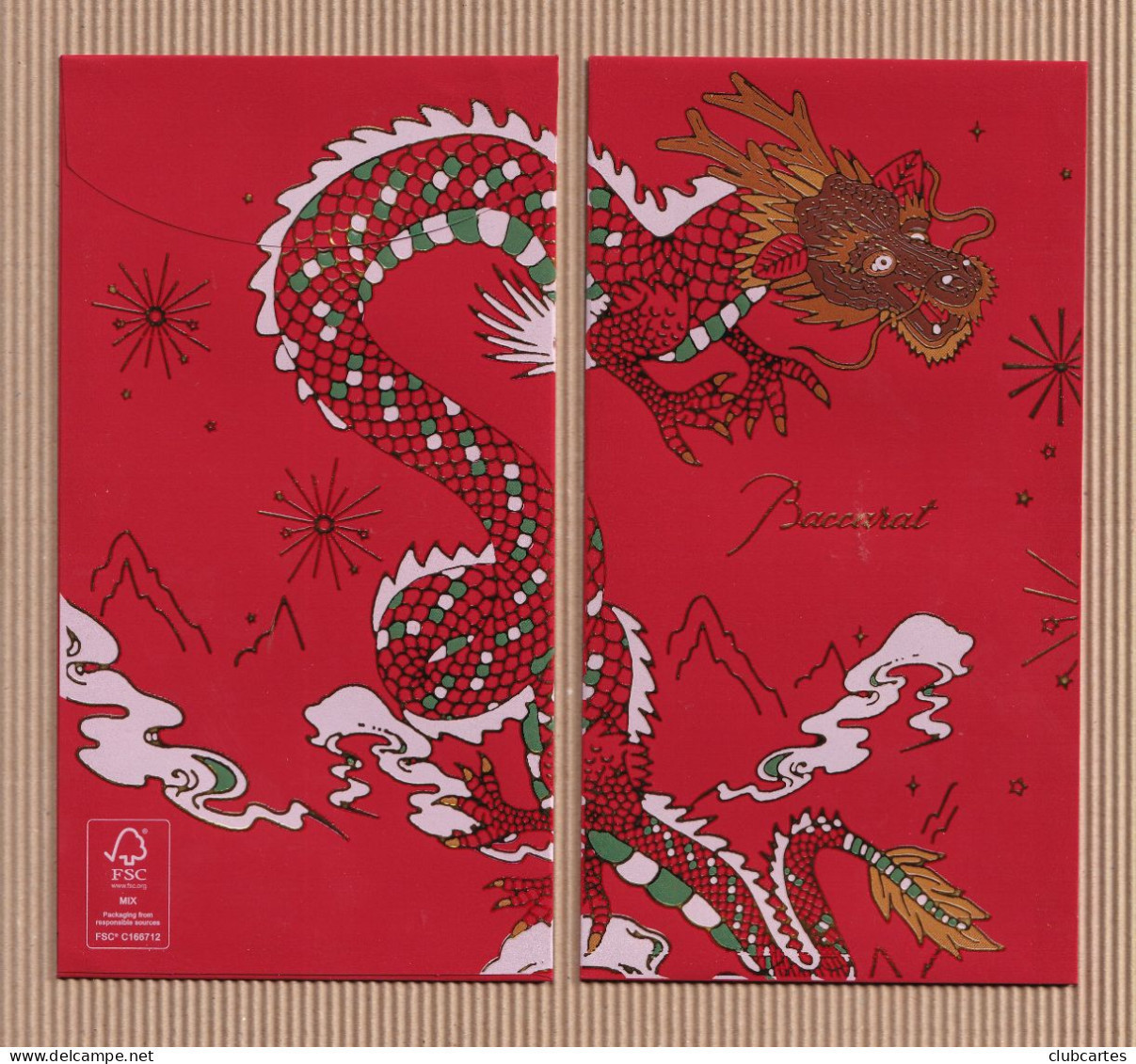 CC Chinese Lunar New Year ‘BACCARAT CNY 2024'  Pockets RED ENVELOPES - Modern (from 1961)