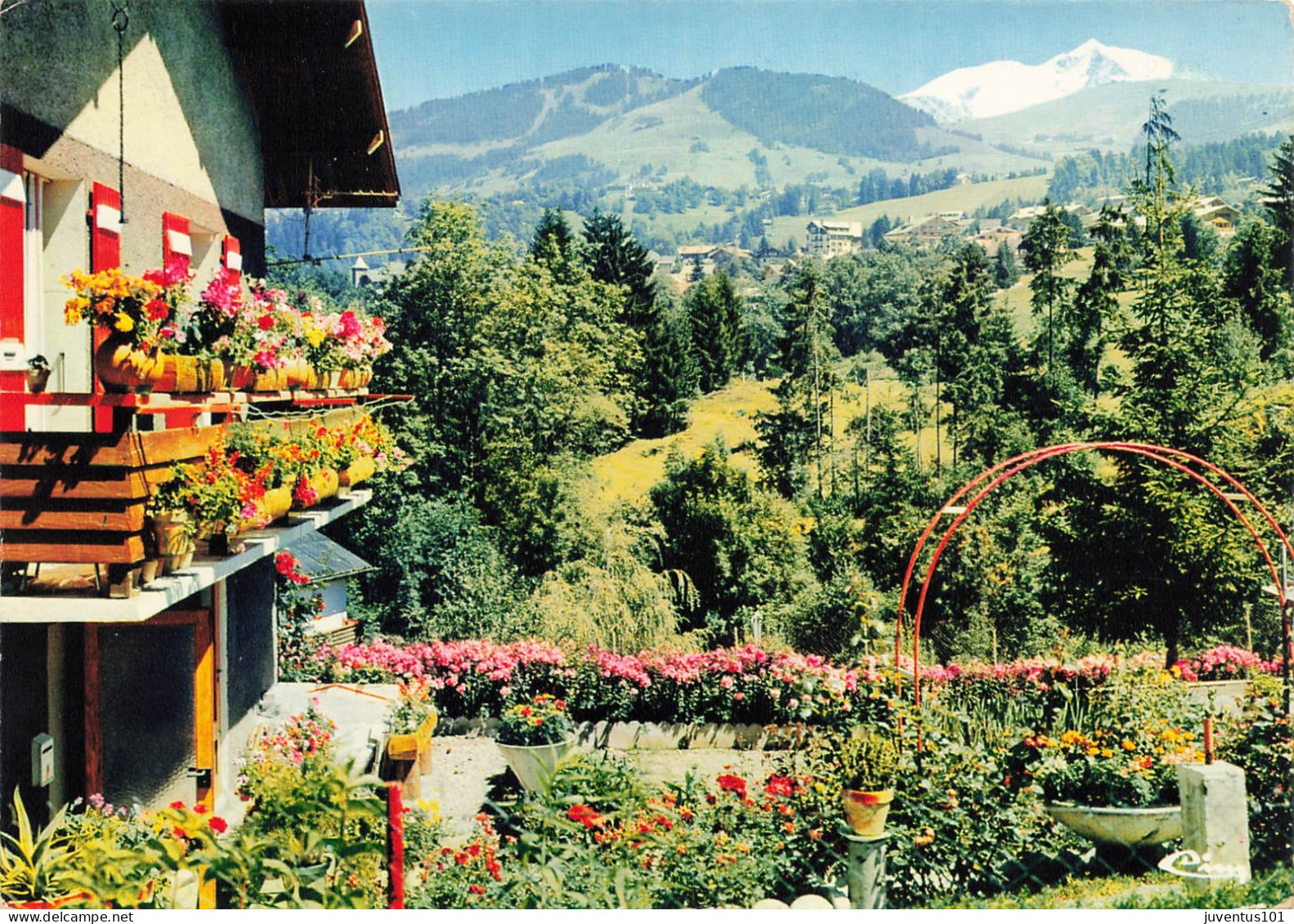 CPSM Megève-Echappée Sur Le Mont Blanc       L2863 - Megève