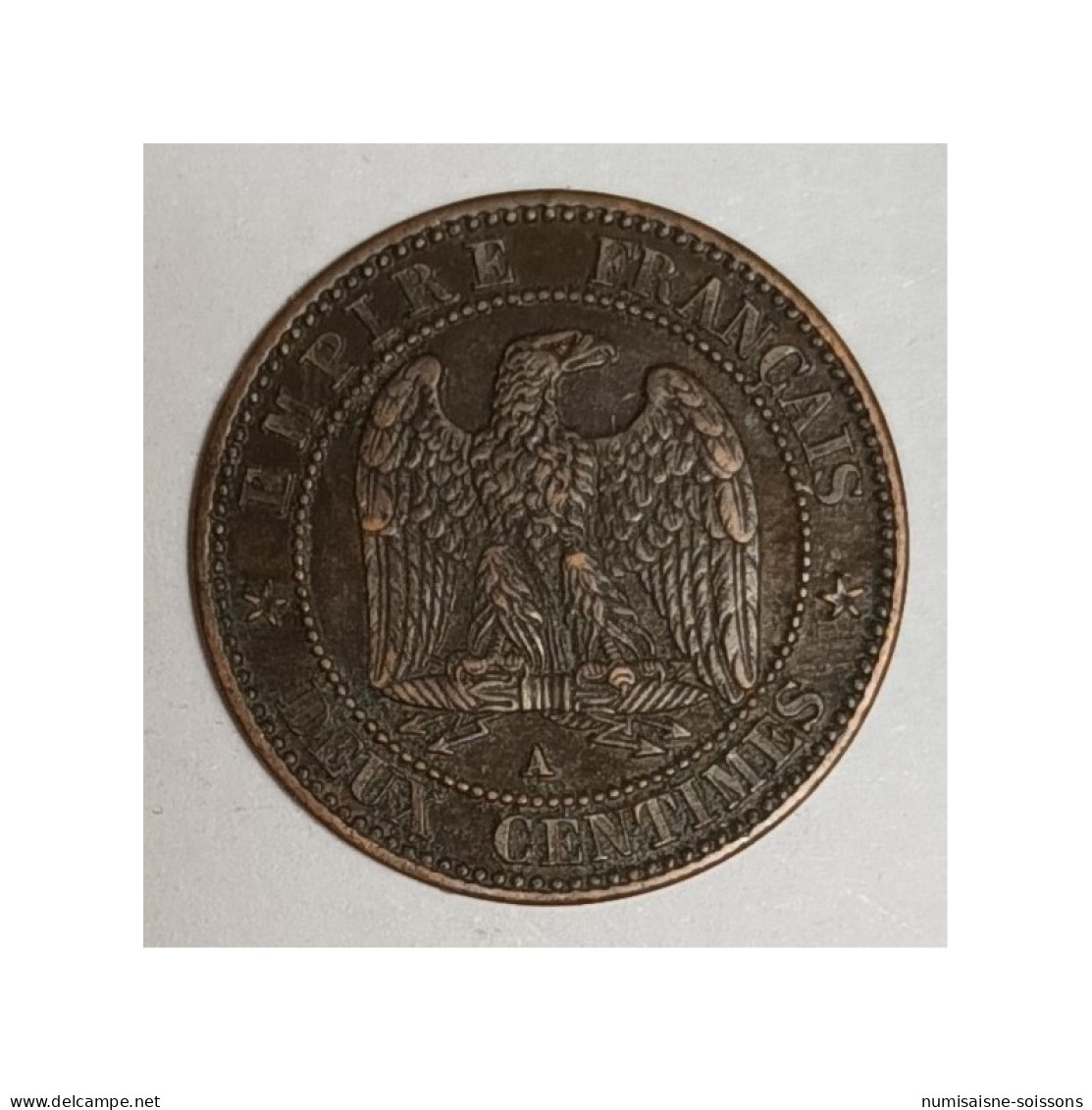 GADOURY 104 - 2 CENTIMES 1862 A - Paris - TYPE NAPOLEON III - KM 796 - TTB - 2 Centimes