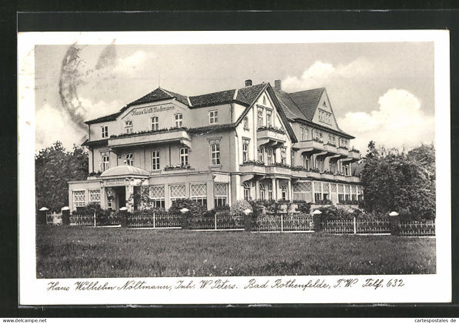 AK Bad Rothenfelde, Hotel Haus Wilhelm Noltmann  - Bad Rothenfelde