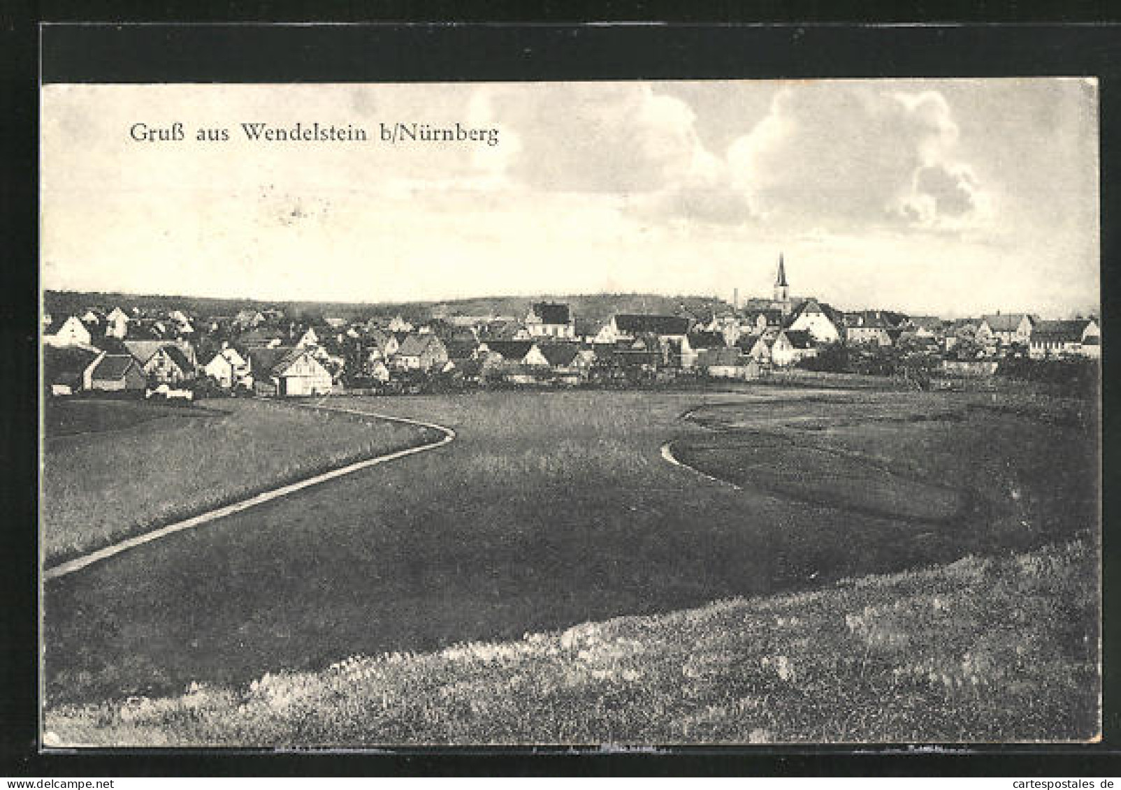 AK Wendelstein Bei Nürnberg, Totalansicht Mit Kirchturm  - Nuernberg