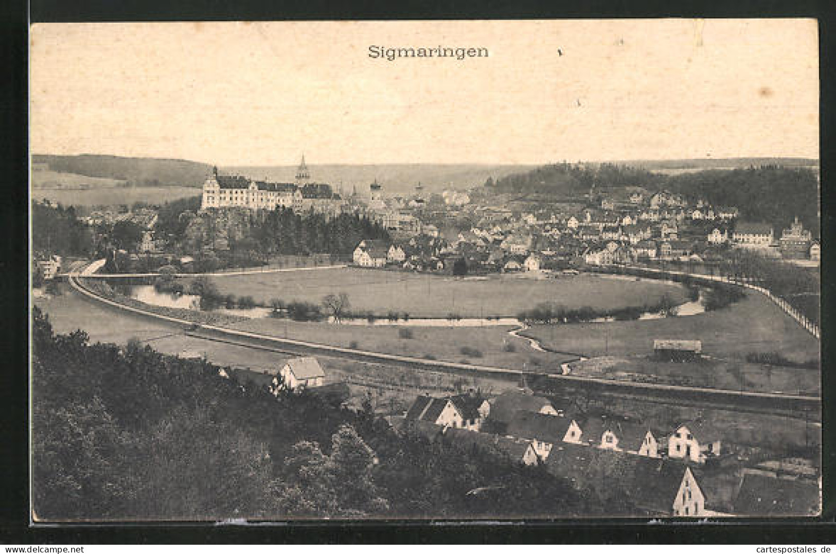 AK Sigmaringen, Teilansicht  - Sigmaringen