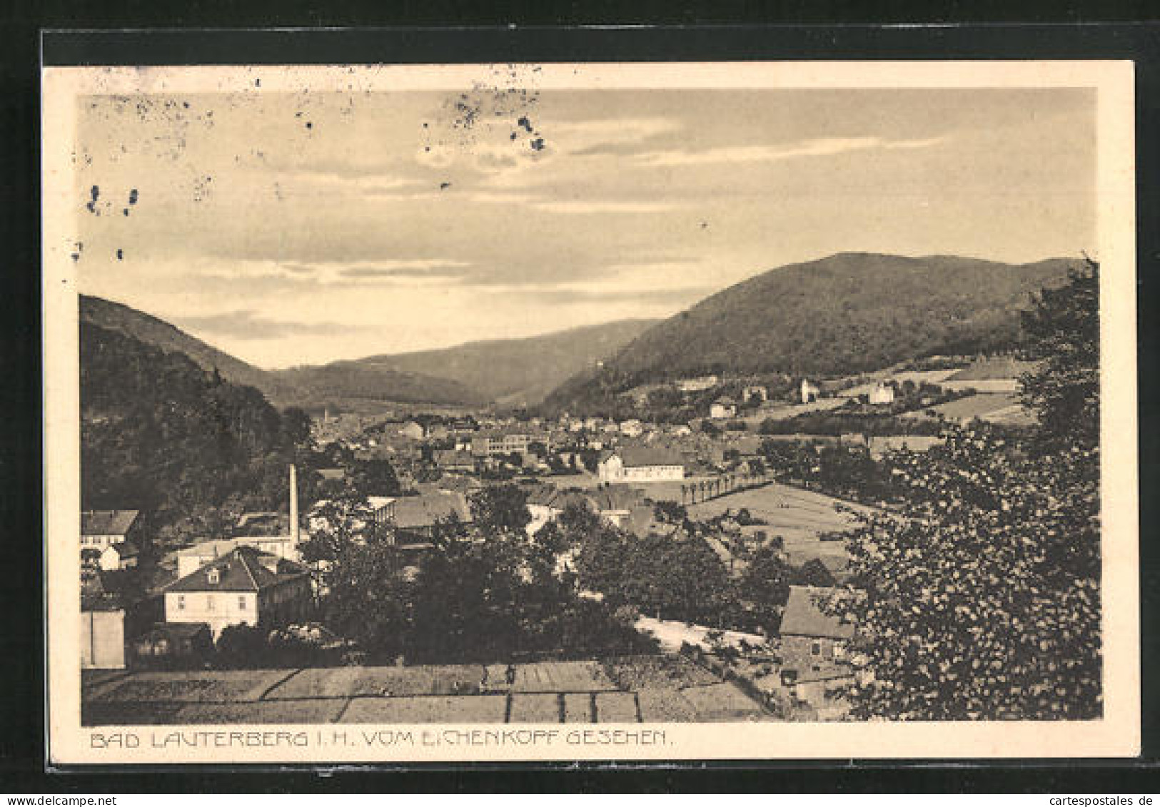 AK Bad Lauterberg I. H., Ortsansicht Vom Eichenkopf Aus  - Bad Lauterberg