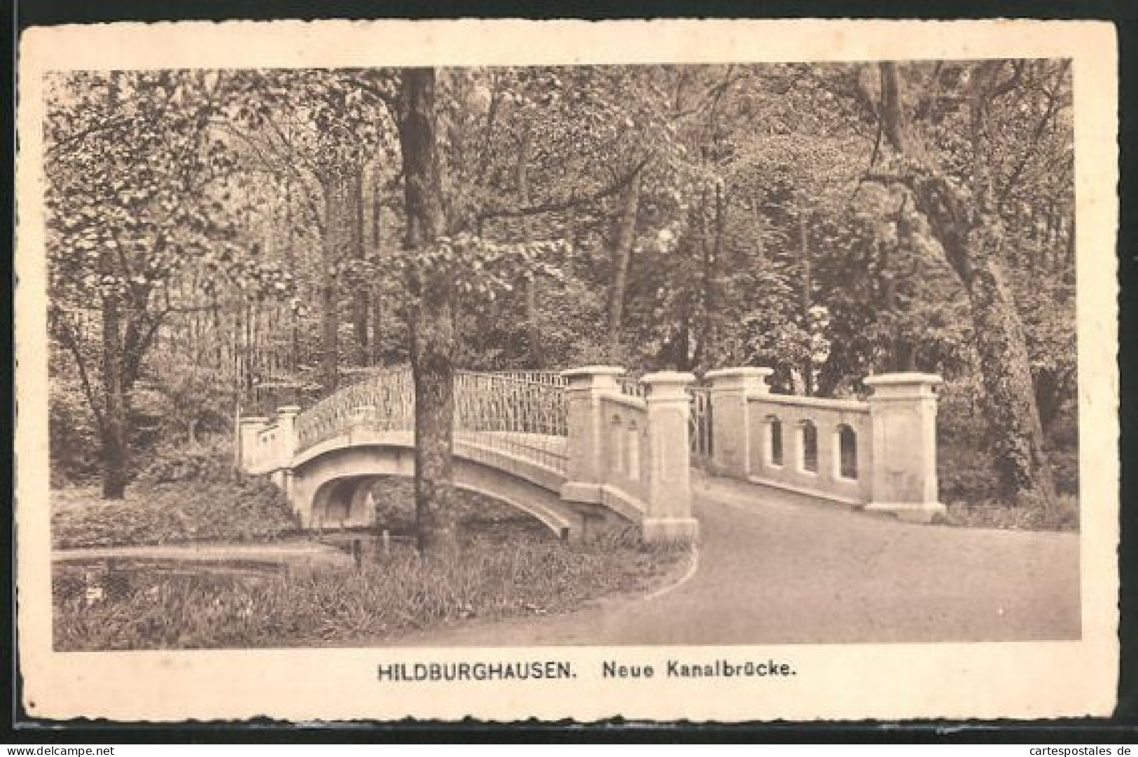 AK Hildburghausen, Blick Auf Die Neue Kanalbrücke  - Hildburghausen