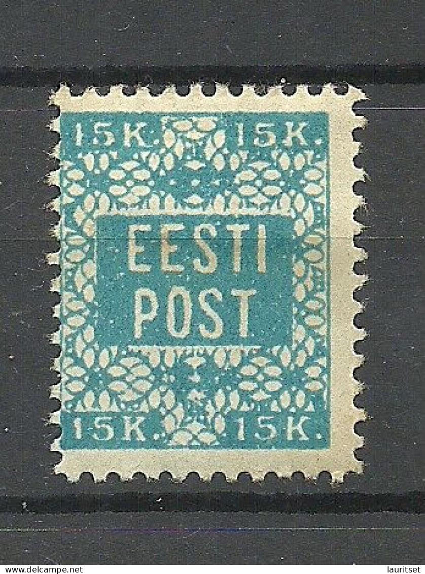 ESTLAND ESTONIA 1919 Michel 2 Private Perforation Privatzähnung * - Estland