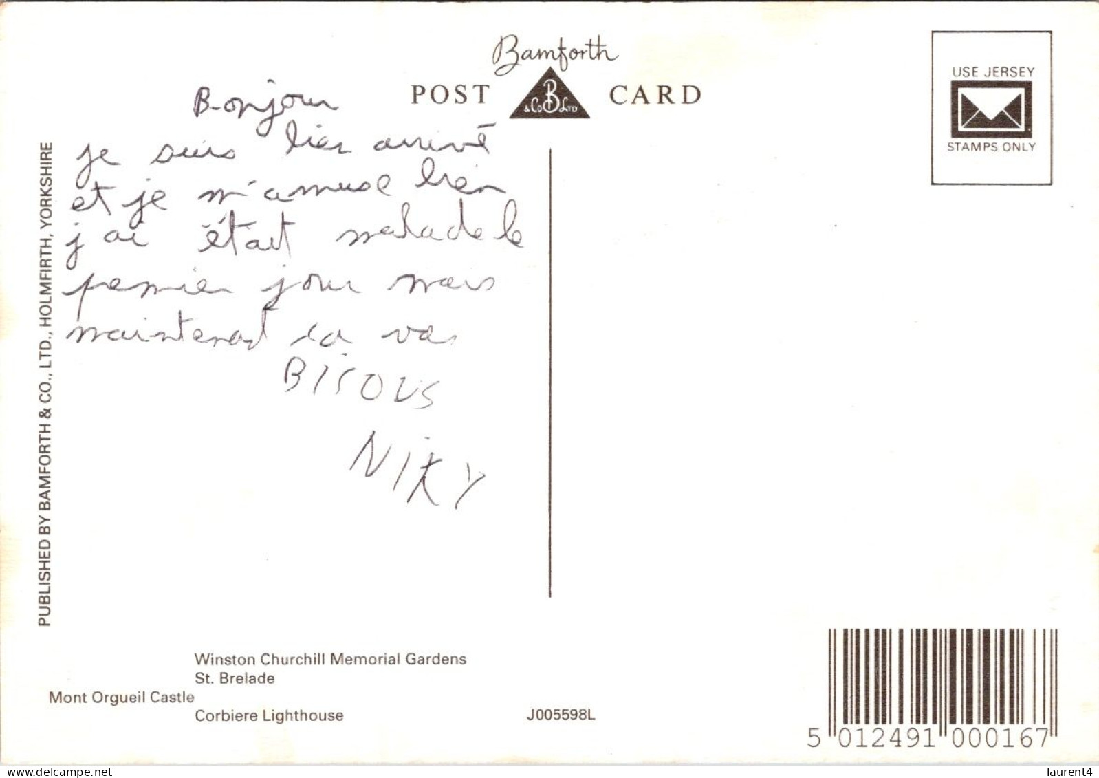 20-4-2024 (2 Z 31) Island Of Jersey (with Lighthouse / Phare) - Other & Unclassified