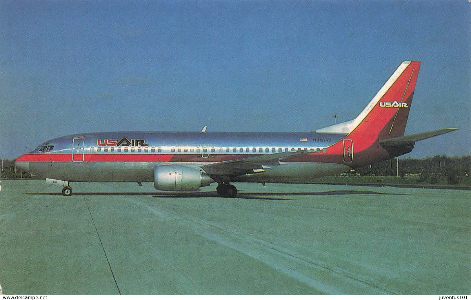 CPSM Usair Boeing 737      L2863 - 1946-....: Ere Moderne