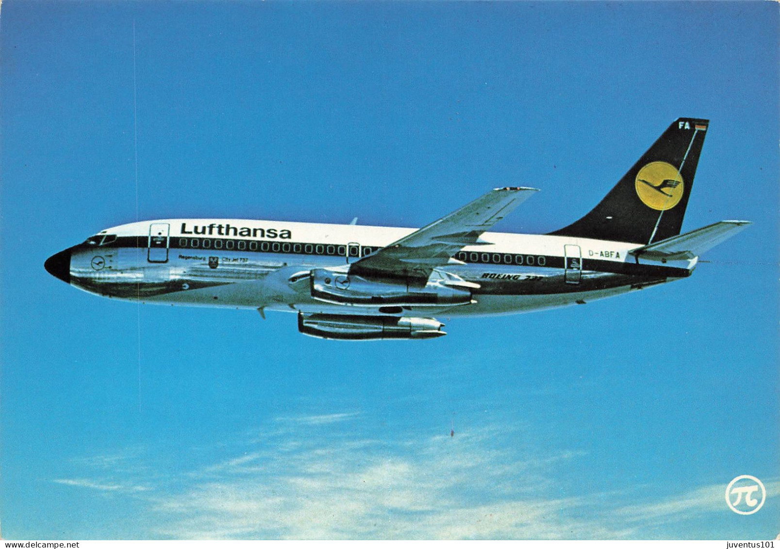 CPSM Boeing 737 Lufthansa      L2863 - 1946-....: Ere Moderne