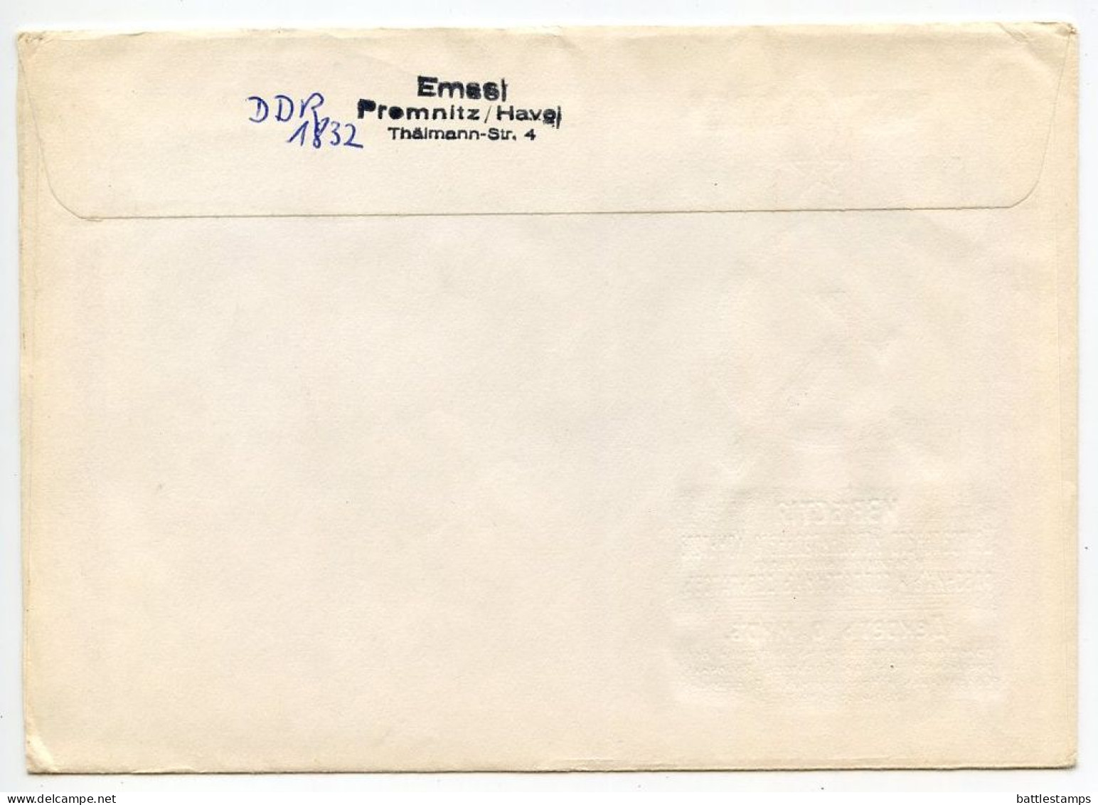 Germany, East 1977 Cover; Premnitz To Vienenburg; 1m. Russian Revolution 60th Anniversary & Lenin Souvenir Sheet - Lettres & Documents