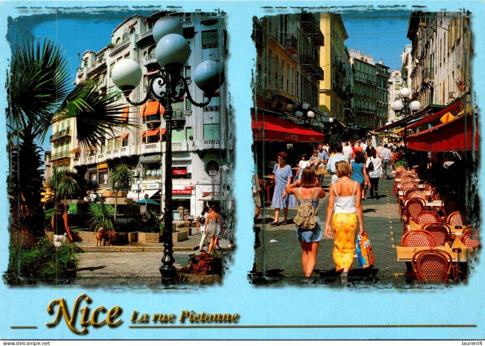 20-4-2024 (2 Z 31) France - Rue Piétonne De Nice - Altri & Non Classificati