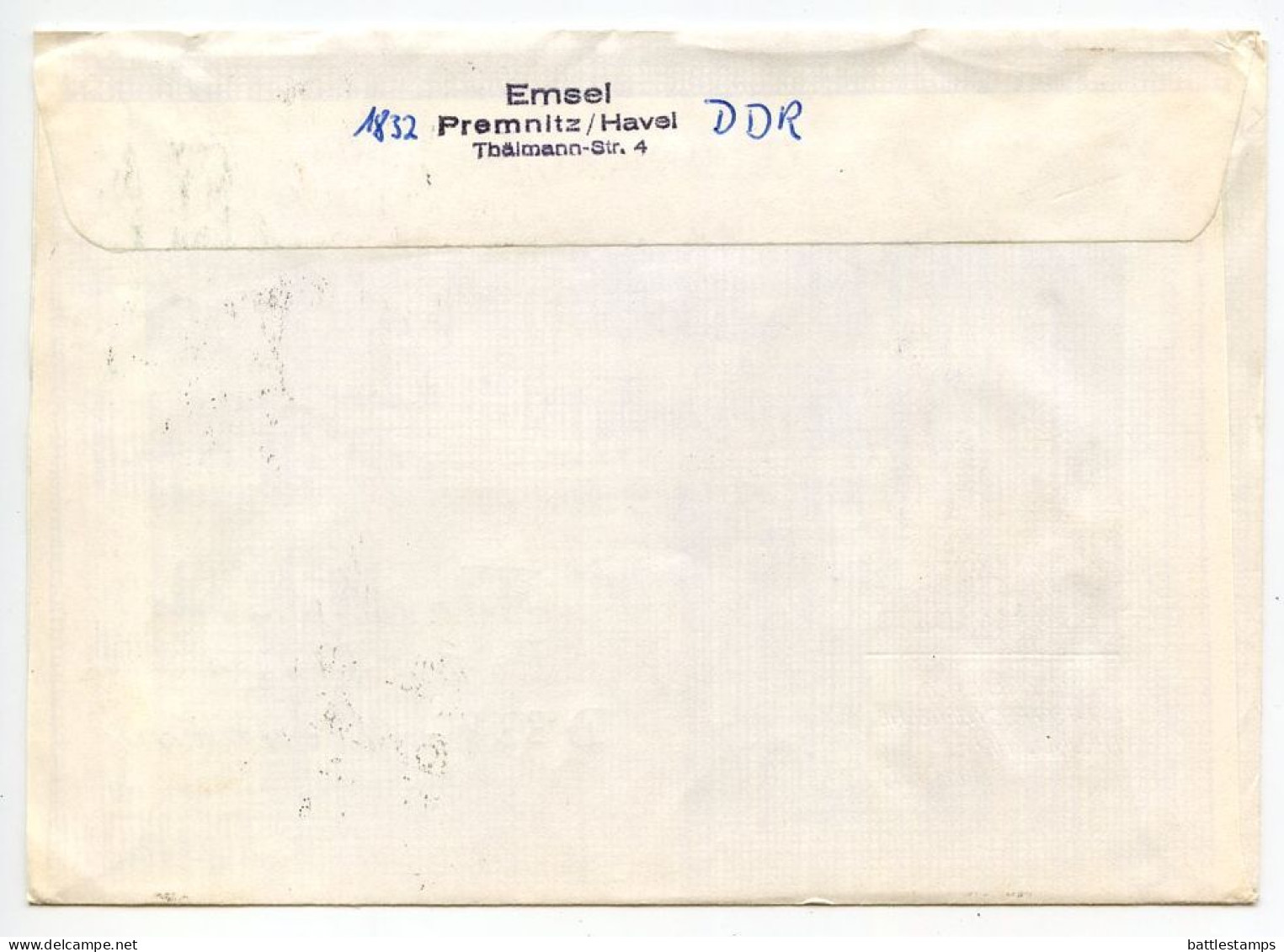 Germany, East 1977 Cover; Premnitz To Vienenburg; 50pf. German-Soviet Friendship Society Souvenir Sheet - Cartas & Documentos