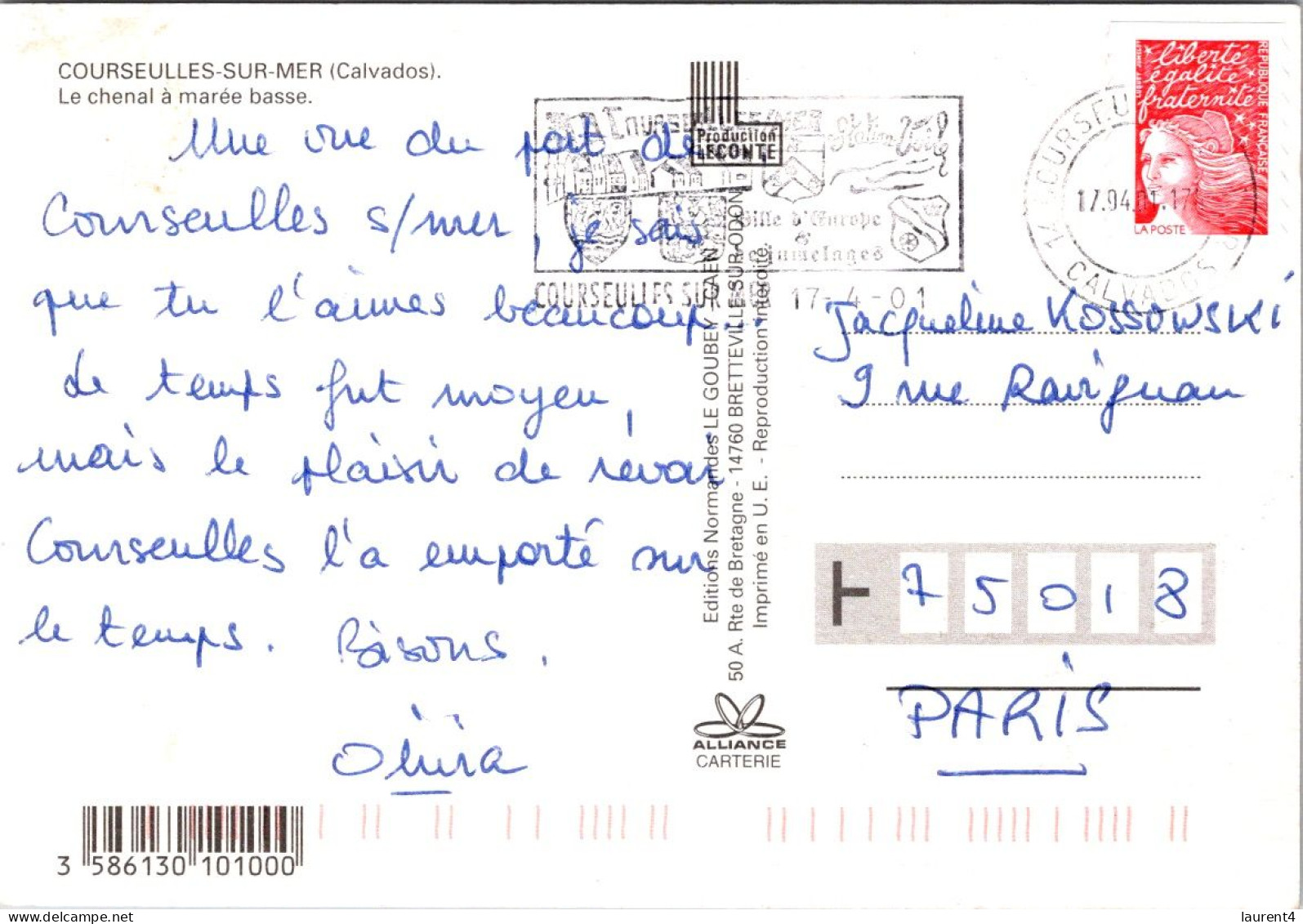 20-4-2024 (2 Z 31) France - Courseulles Sur Mer - Courseulles-sur-Mer