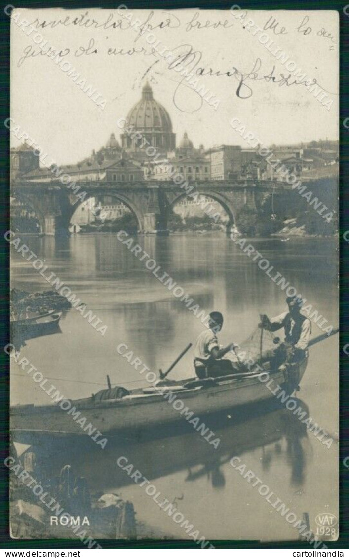 Roma Città Barca Alterocca 1928 Foto Cartolina QT1997 - Autres & Non Classés