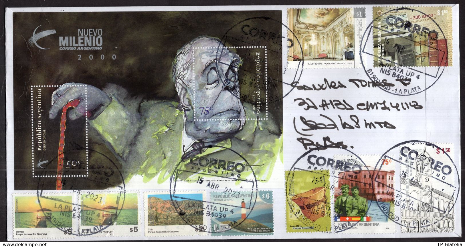 Argentina - 2023 - New Revalorized Values - Modern Stamps - Diverse Stamps - Brieven En Documenten