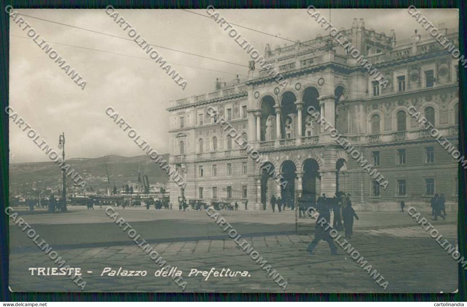 Trieste Città Palazzo Della Prefettura Foto Cartolina ZC0520 - Trieste