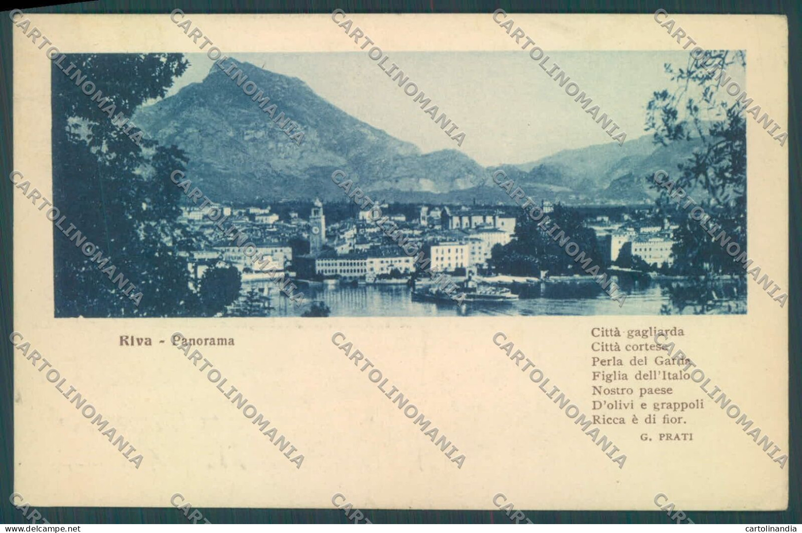 Trento Riva Lago Di Garda Prati Cartolina ZC5143 - Trento