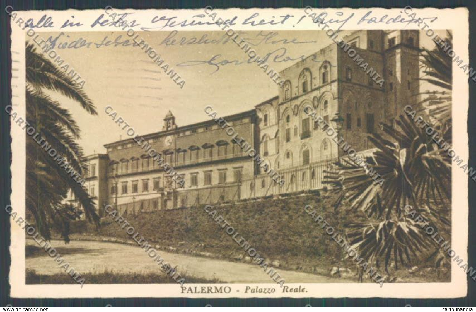 Palermo Città Palazzo Reale Cartolina ZT7635 - Palermo