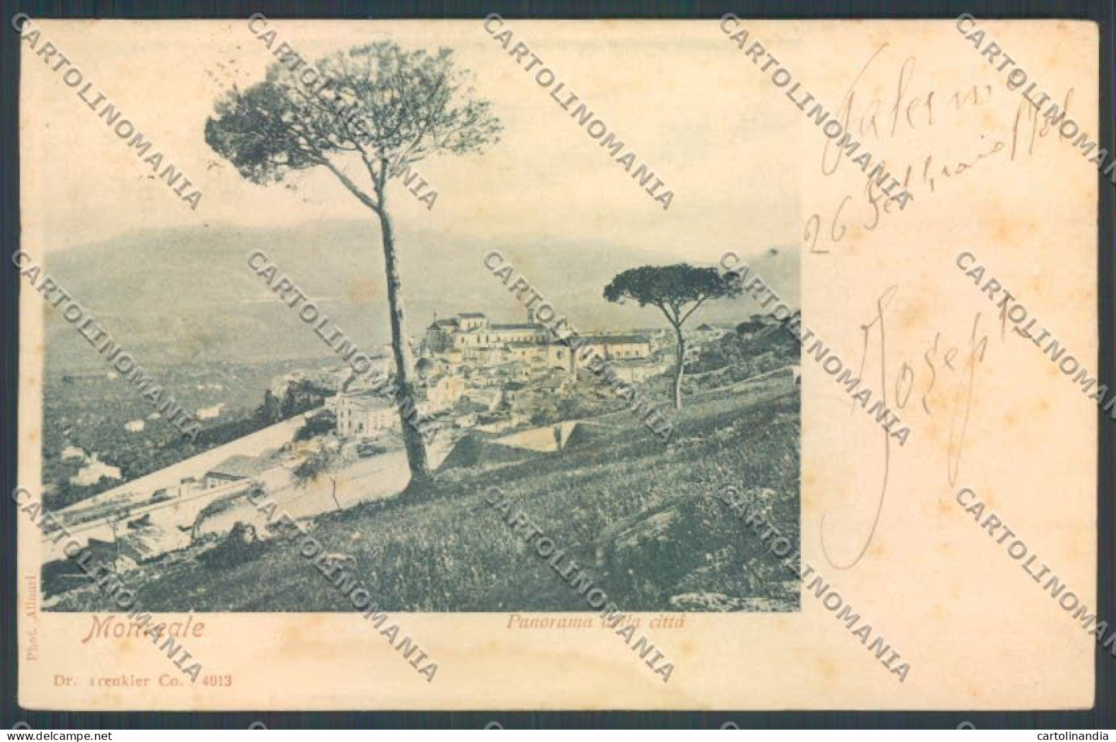 Palermo Monreale PIEGA Cartolina ZT8472 - Palermo
