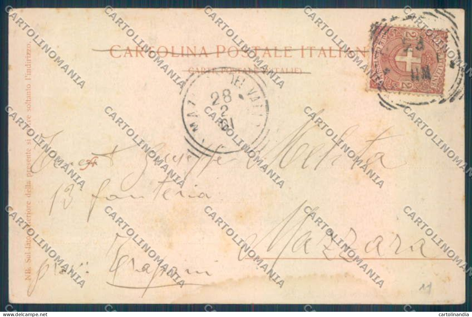 Palermo Monreale PIEGA Cartolina ZT8472 - Palermo