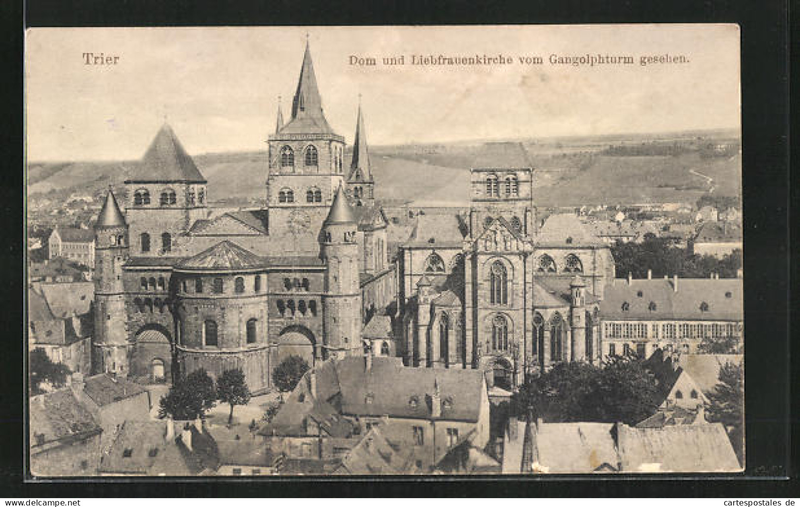 AK Trier, Dom Und Liebfrauenkirche Vom Gangolphturm Gesehen  - Trier