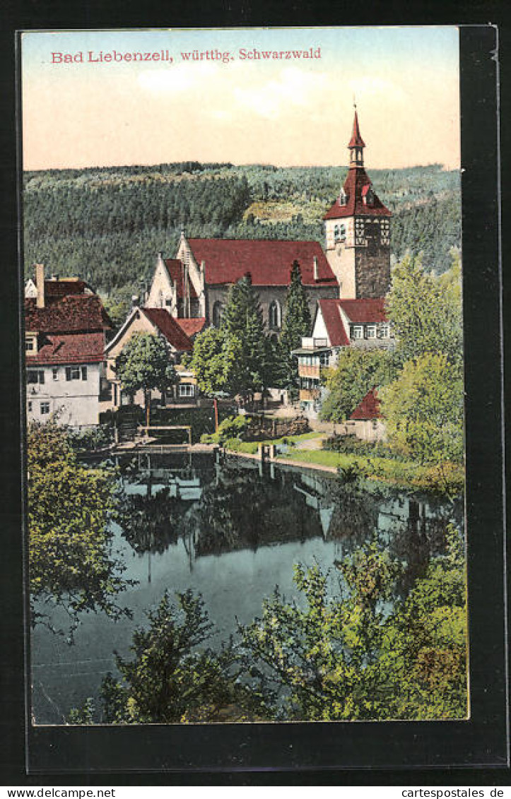 AK Bad Liebenzell, Blick Zur Kirche  - Otros & Sin Clasificación