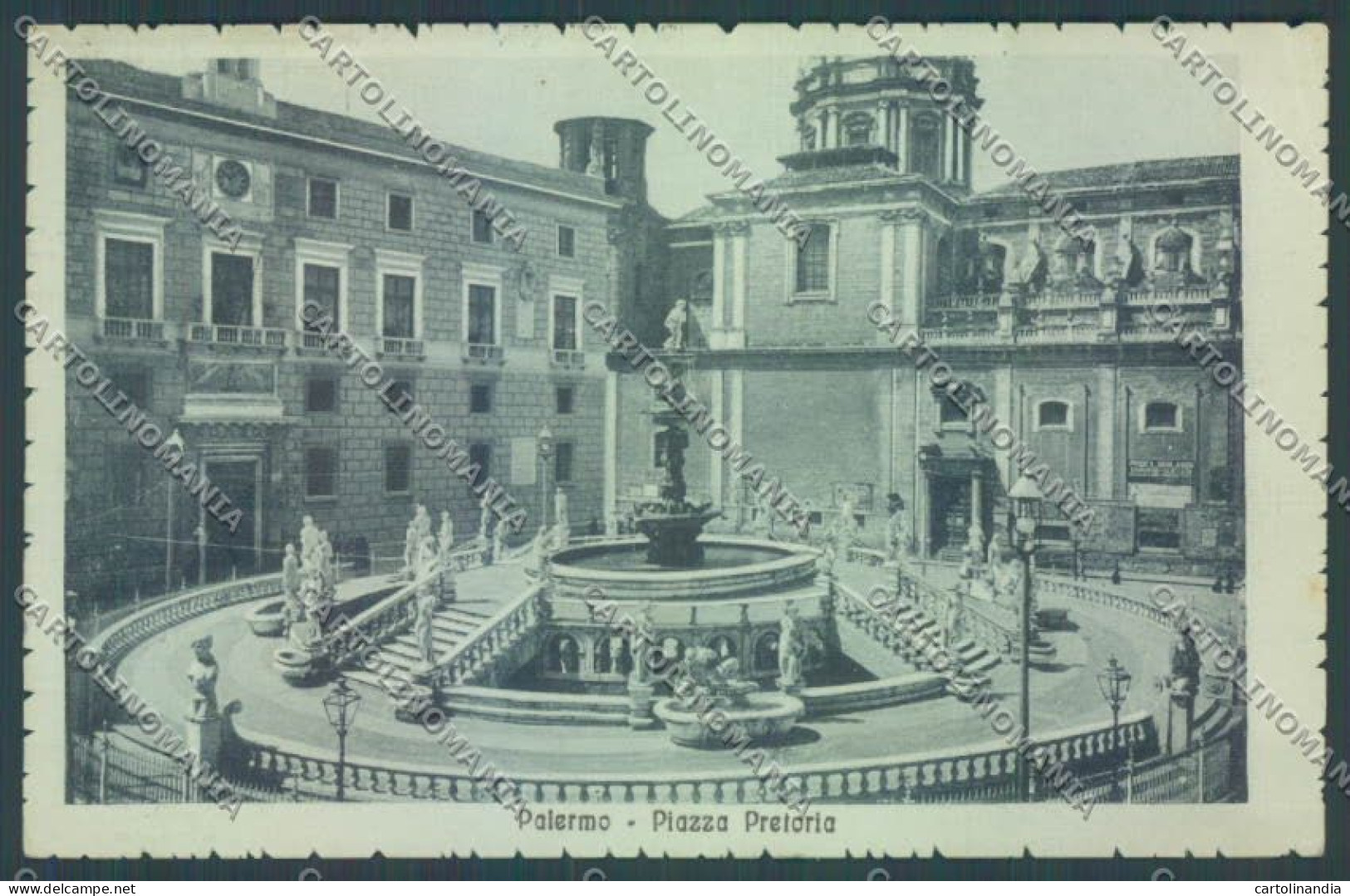 Palermo Città Piazza Pretoria Cartolina ZT7518 - Palermo