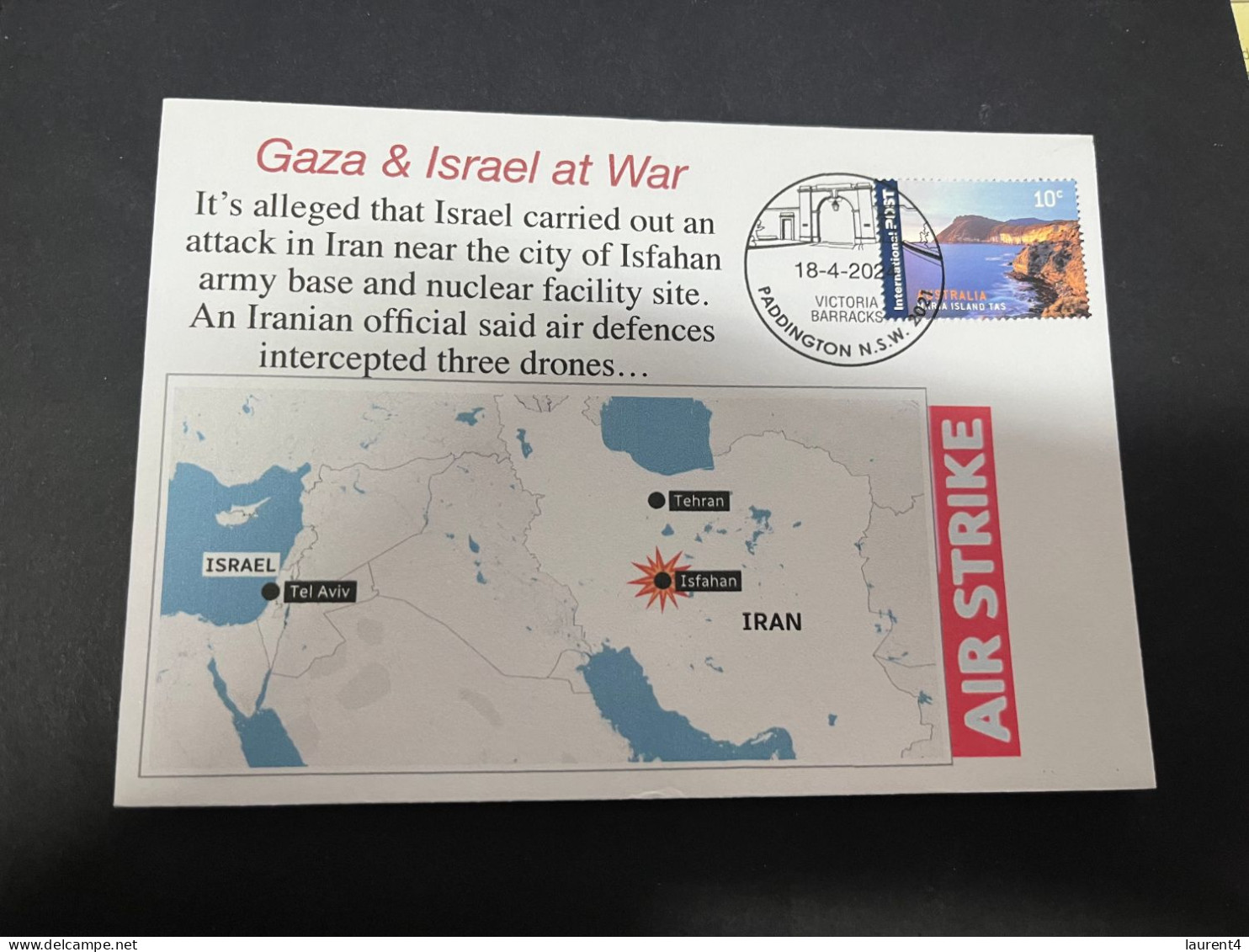 20-4-2024 (2 Z 33) GAZA - It's Alleged That Israel Carried Out A Dronse Attack In Iran Near City Of Isfahan Army Base - Militaria