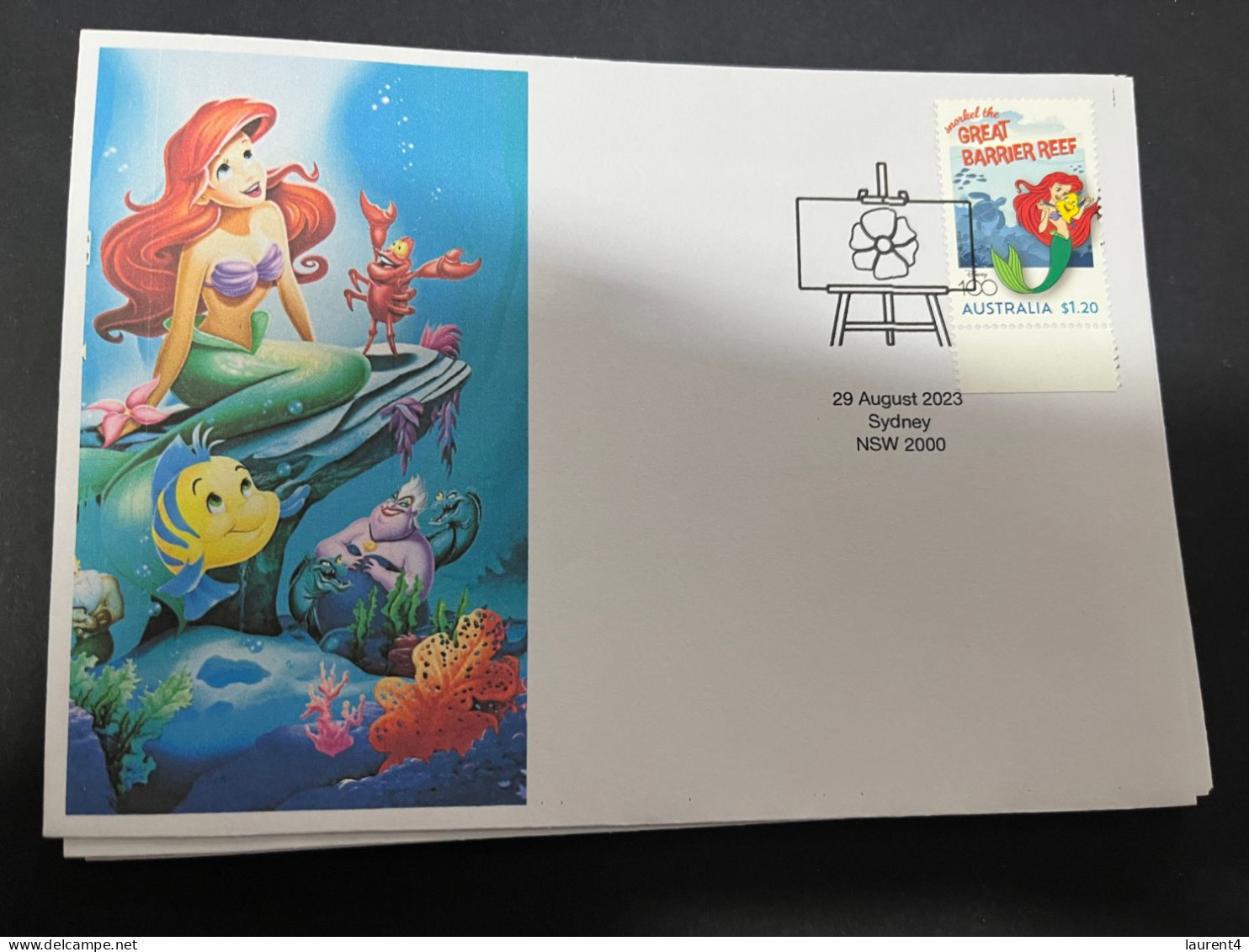20-4-2024 (2 Z 33) Little Mermaid (Disney) Cover - Autres & Non Classés