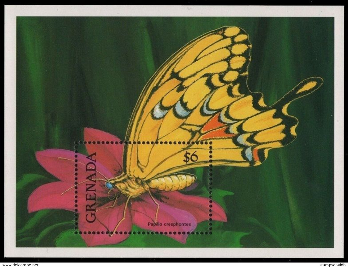 1991	Grenada	2234/B272	Butterflies	7,50 € - Mariposas